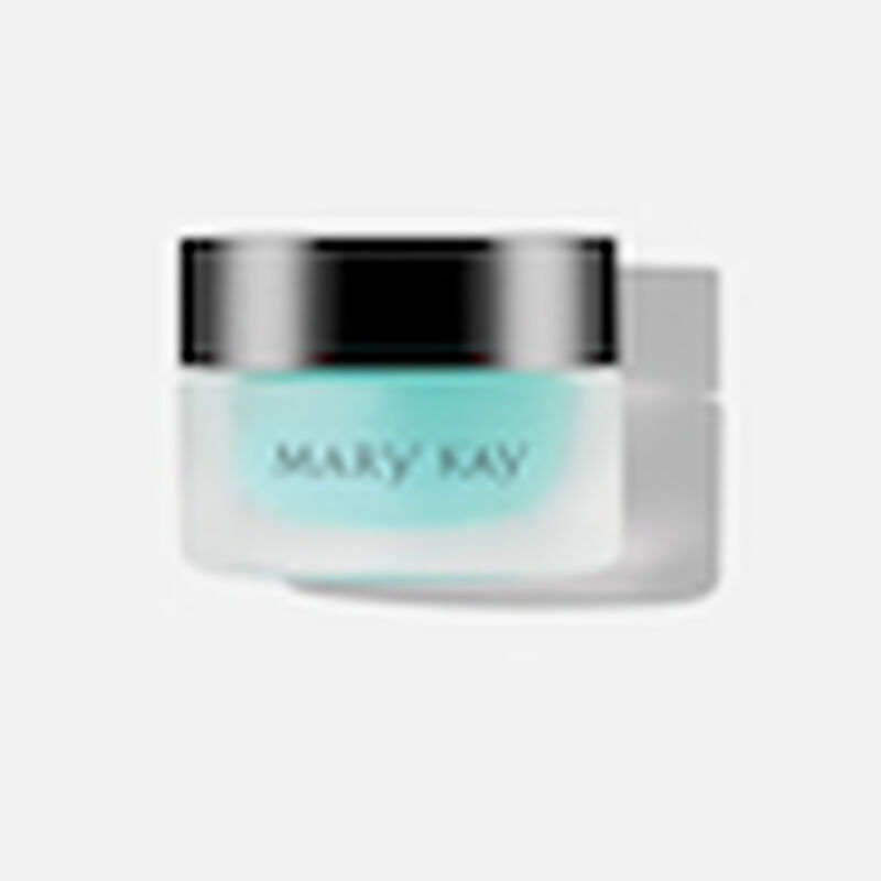 Jar of Mary Kay Indulge Soothing Eye Gel with cap on.