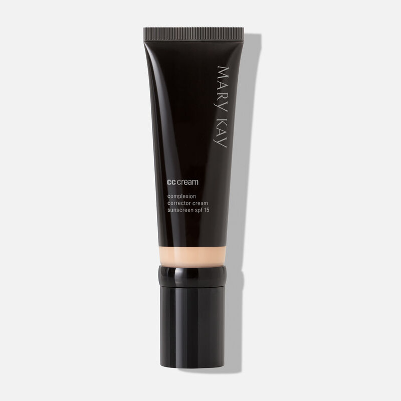 Tube of Mary Kay CC Cream Sunscreen SPF 15 in shade Very Light